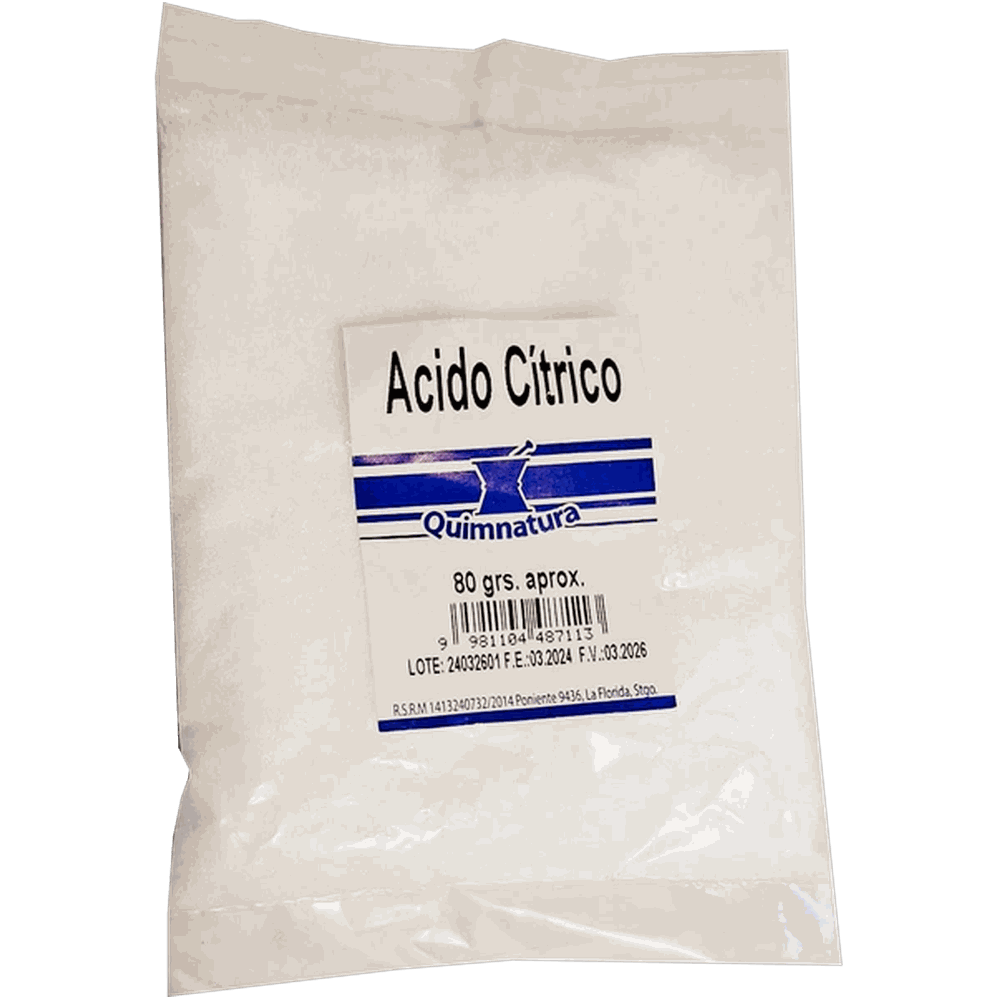 ACIDO CITRICO X 80 GR X 1 UND QUIMNATURA