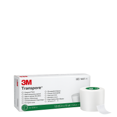 TRANSPORE 2,5 X 9,1 CM X1 MT X 12 UND (DM)