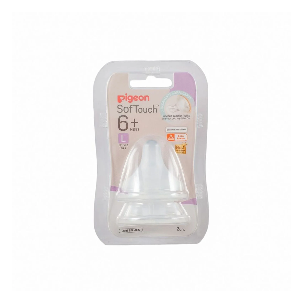 PIGEON TETINA REPUESTO SOFTOUCH L X 2 UND