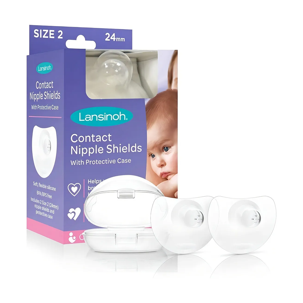 PROTECTOR DE PEZON X 24 MM X 2 UNID LANSINOH