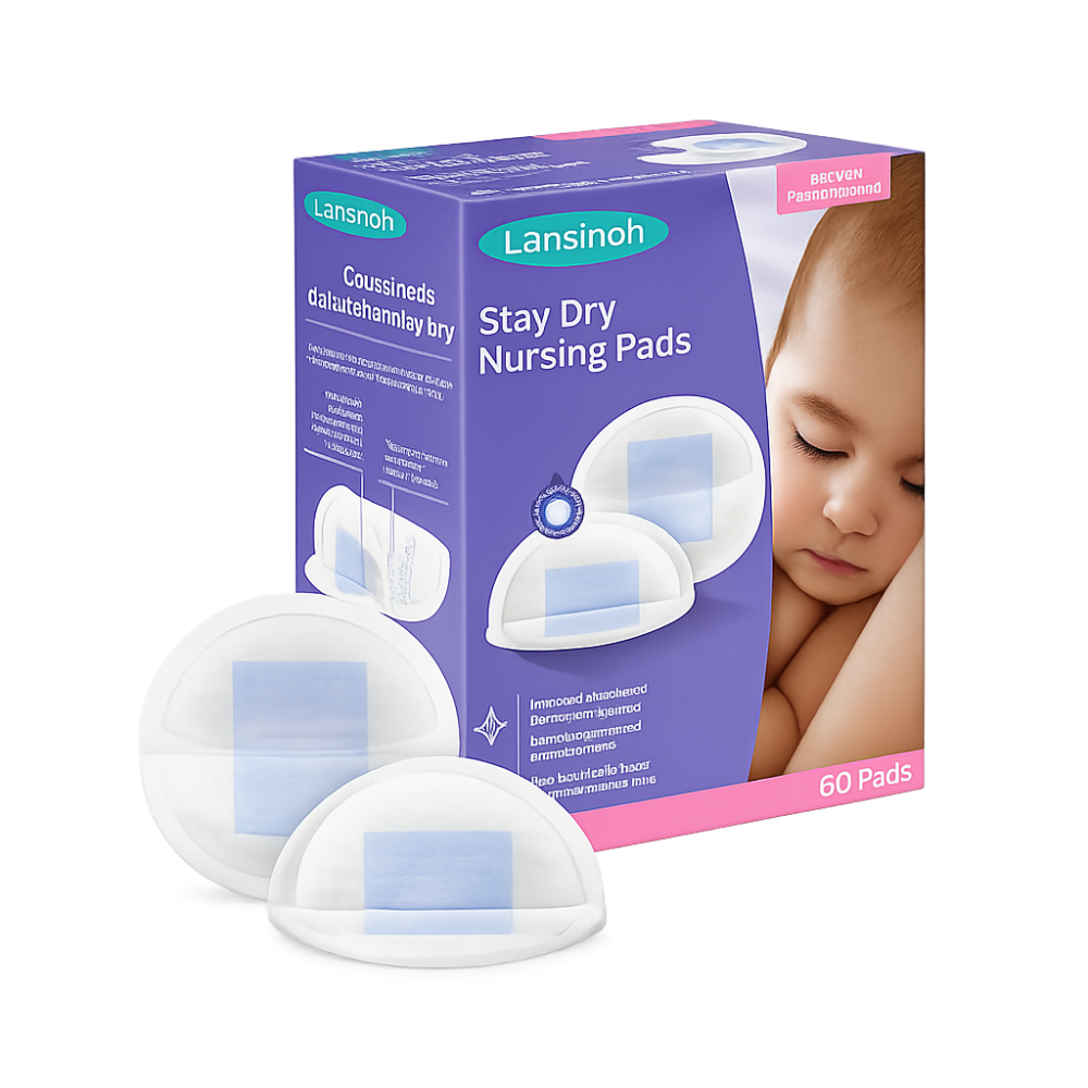 ABSORBENTE DE LECHE LAVABLE X 4 UND LANSINOH