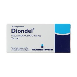 Diondel Flecainida 100mg 20 Comprimidos