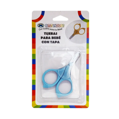 TIJERAS PARA BEBE CON TAPA