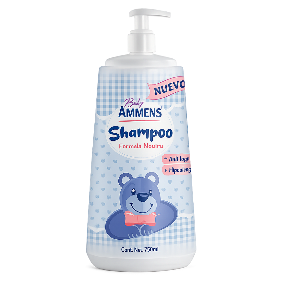 AMMENS SHAM C/TAPA DISPENSADORA X 750 ML