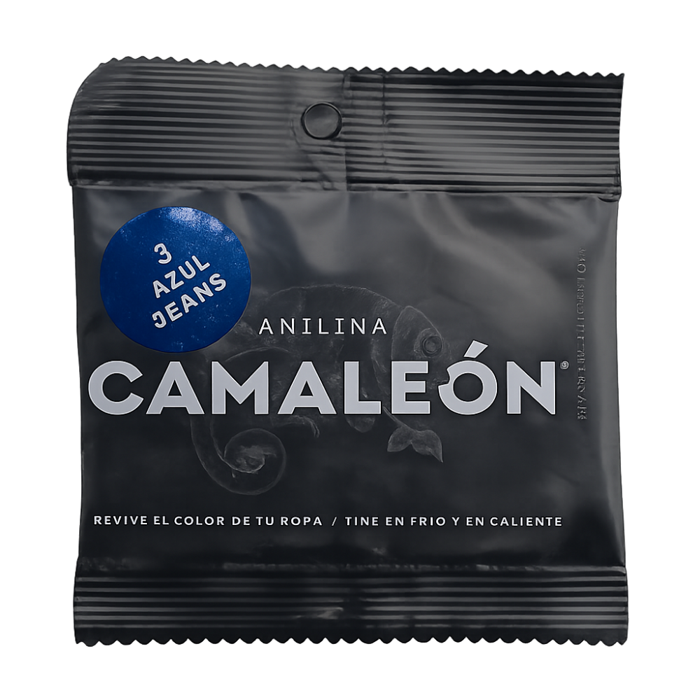 ANILINA CAMALEON N 3 AZUL JEANS SACHET X 6