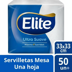 SERVILLETA ELITE ULTR. SUAVE  MESA  X 50 UND