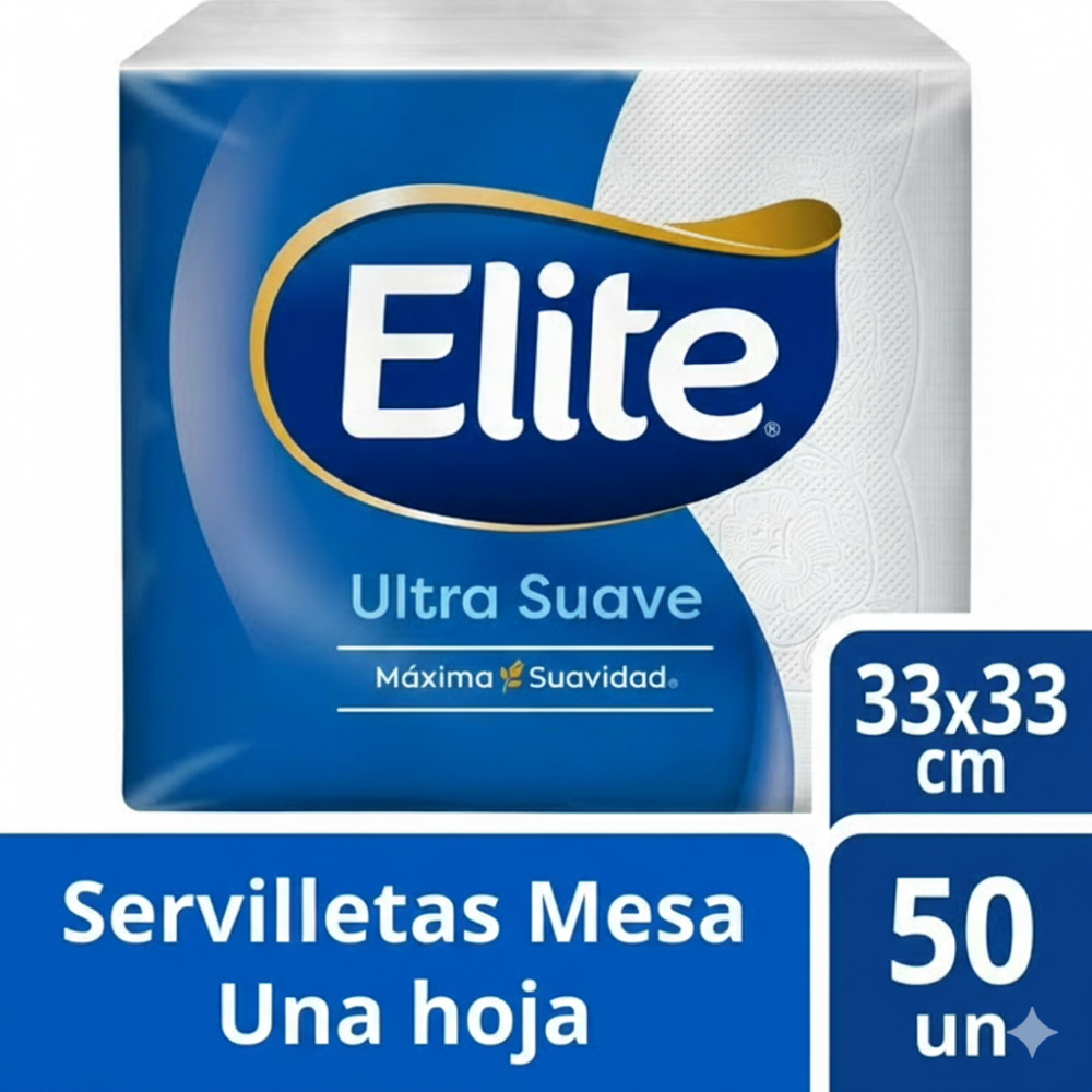 SERVILLETA ELITE ULTR. SUAVE  MESA  X 50 UND