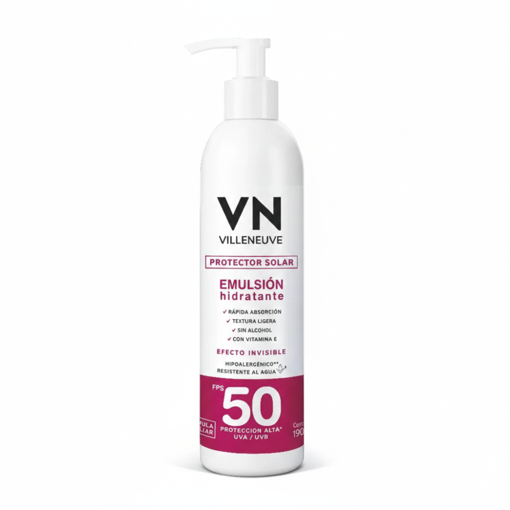 PROTECTOR SOLAR EMULSION FPS 50 X 190 ML VN