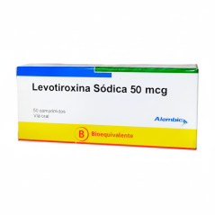 LEVOTIROXINA COM 50 MCG X 50 ALEMBIC (BE)