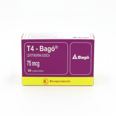 T4 COM  75 MCG X 50 (BE)