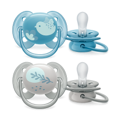 AVENT CHUPETE ULTA SOFT 6-18 M NIÑO X 2 UND