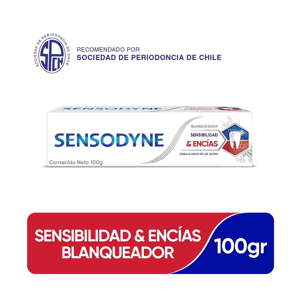 SENSODYNE CRE DEN SENSIBILIDAD & ENCIAS BLANQUEADOR X 100 GR