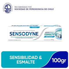 SENSODYNE CRE DEN SENSIBILIDAD & ESMALTE MENTA X 100 GR