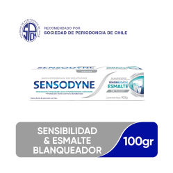 SENSODYNE SENSIBILIDAD & ESMALTE BLANQUEADOR CRE X 100 GR