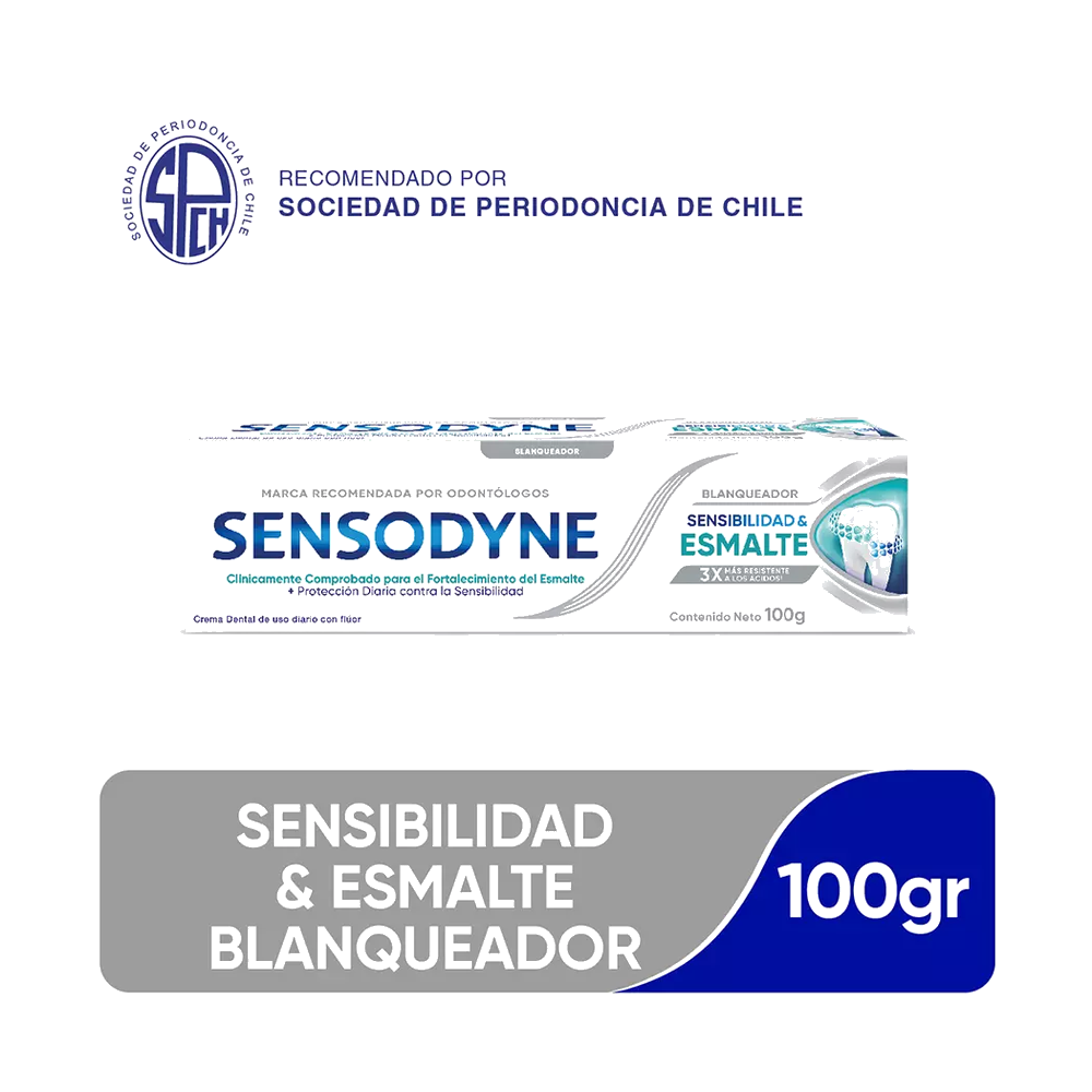 SENSODYNE SENSIBILIDAD & ESMALTE BLANQUEADOR CRE X 100 GR