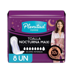 PLENITUD FEMME TOA INCONTINENCIA NOCTURNA X 8