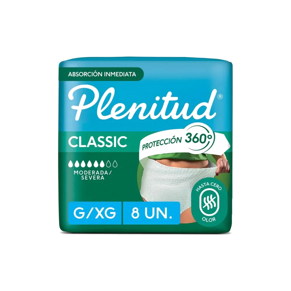 PLENITUD PANTS CLASSIC G/XG X 8 UND