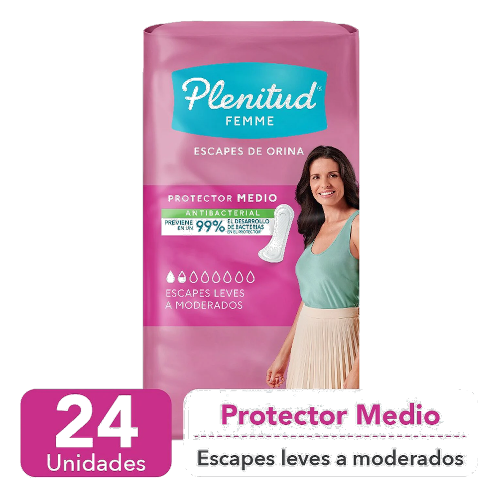 PLENITUD PROT INCONT FEMME MEDIO X 24 UND