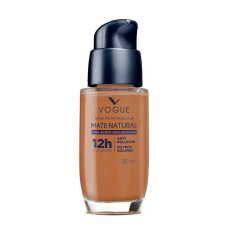 VOGUE BASE MAQUILLAJE MATE NATURAL ACIDO HIA CANELA X 30 ML