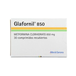 Glafornil (R) Metformina 850mg 30 Comprimidos Recubiertos