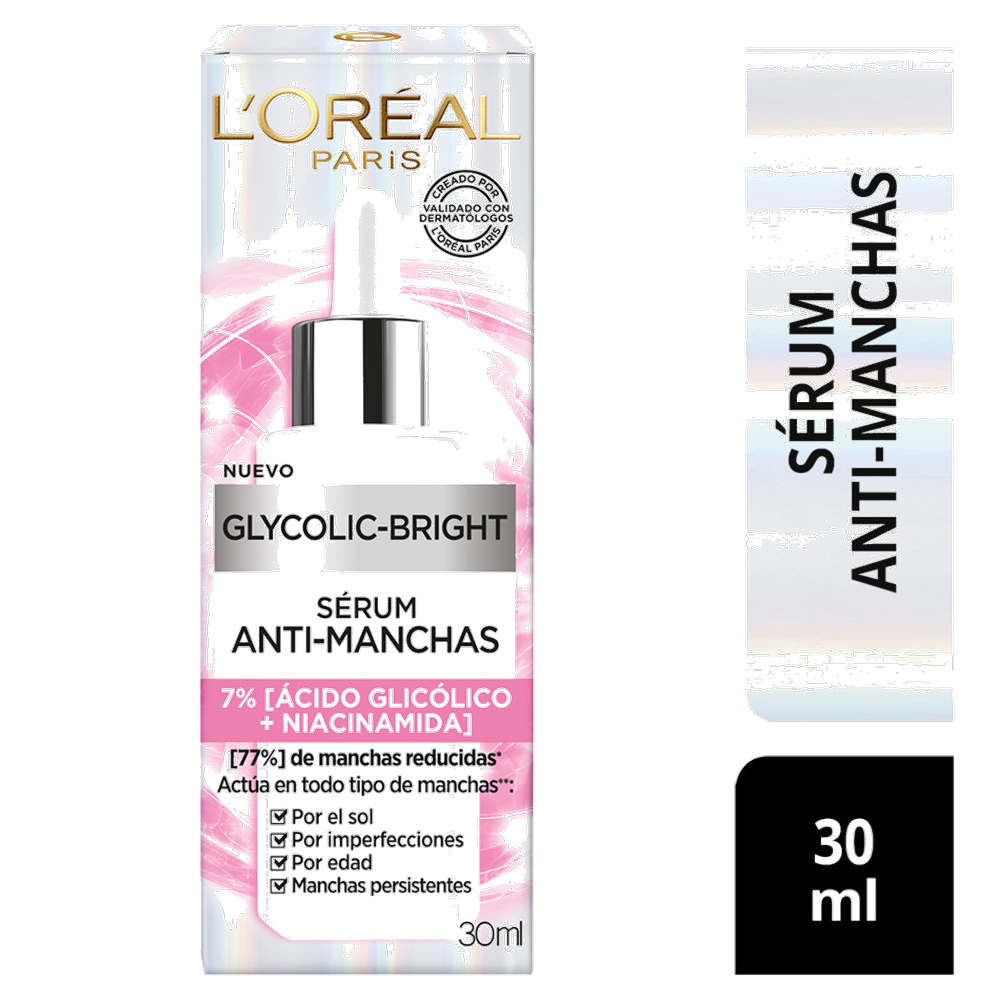 LOREAL SERUM GLYCOLIC ANTIMANCHAS X 30 ML