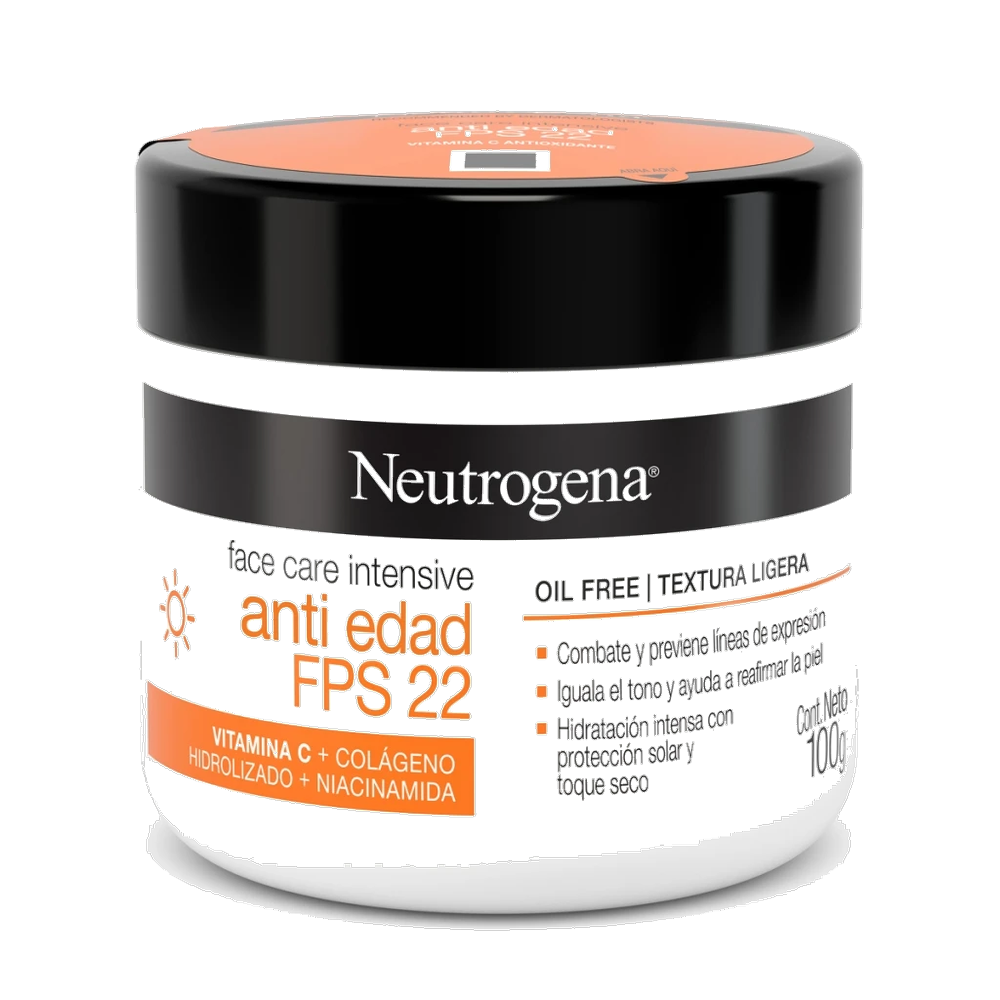 NEUTROGENA CREMA FPS22 CARE INTENSIVE ANTIEDAD X 100 GR