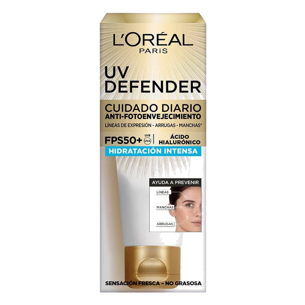 LOREAL UV DEFENDER HIDRATACION INTENSA S/COLOR FPS 50