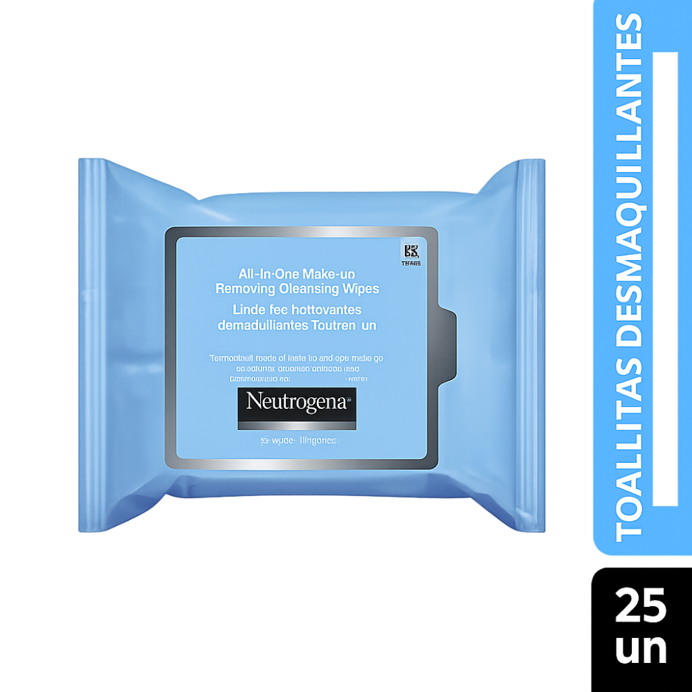NEUTROGENA DESMAQUILLANTE BLUE LINE TOA X 25 UND