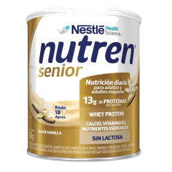NUTREN SENIOR POLVO VAINILLA SIN LACTOSA X740G