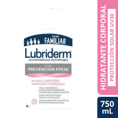 LUBRIDERM LOC PREVENCION UV30 X 750 ML