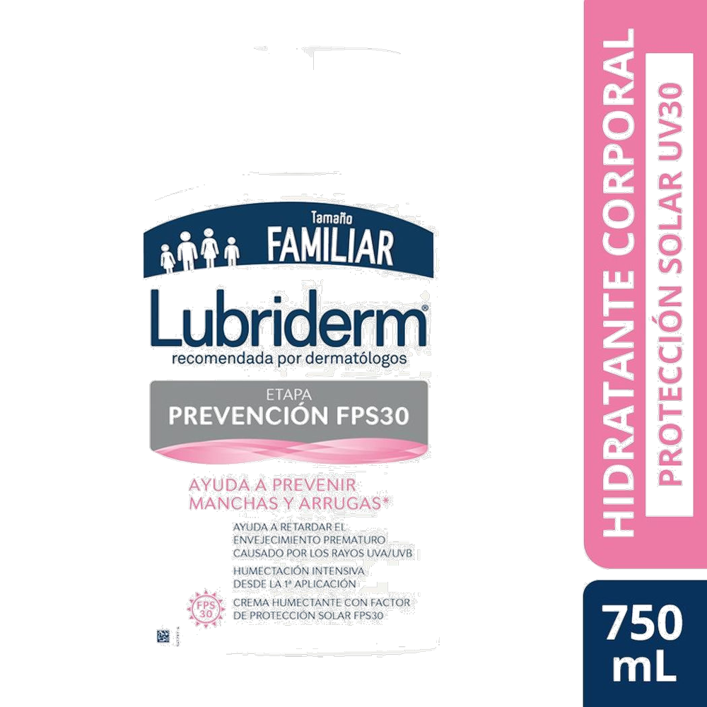 LUBRIDERM LOC PREVENCION UV30 X 750 ML