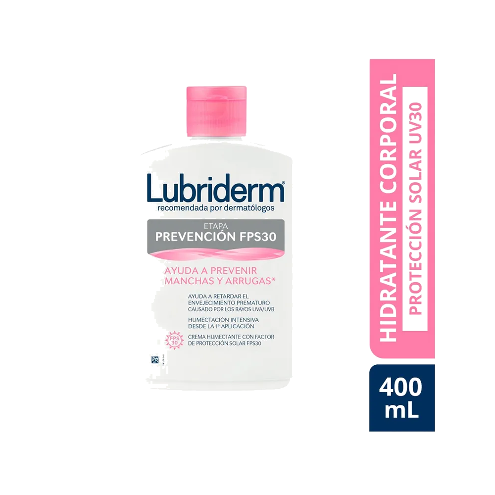 LUBRIDERM PREVENCION UV30 LOC X 400 ML