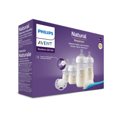 AVENT MAMDERA SET NATURAL 125 ML + 260 ML  + AFV 125 + 260 + CEPILLO + CHUPETE
