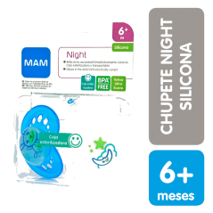 MAM CHUPETE X 2 NIGHT 6+SILICO