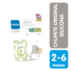 MAM CHUPETE X 2 PERFECT 0-6 MESES SILIC