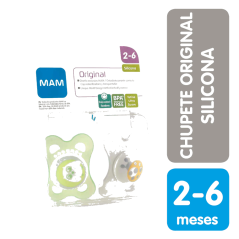 MAM CHUPETE X 2 PERFECT 0-6 MESES SILIC