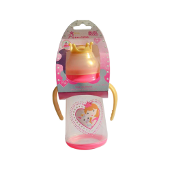 MAMADERA BOCA ESTANDAR CON MANILLA PRINCESA 250 ML BH