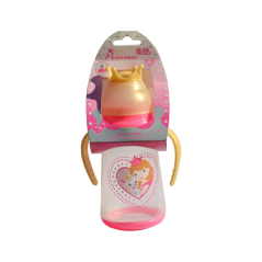 MAMADERA BOCA ESTANDAR CON MANILLA PRINCESA 250 ML BH