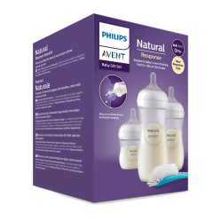 AVENT SET MAMADERA BASICO 125-260-330ML + CEPILLO