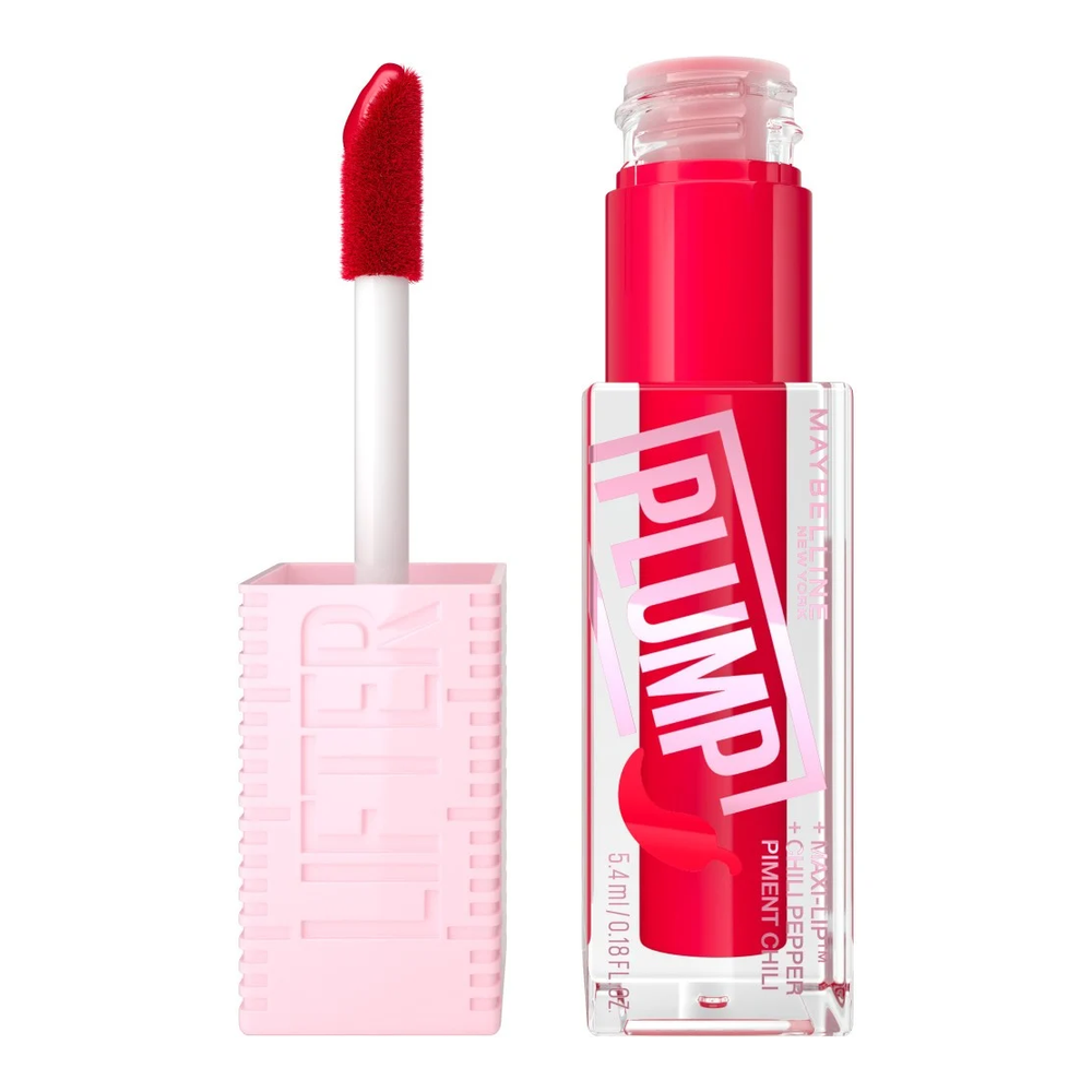MAYBELLINE LABIAL LIP LIFTER GLOSS PLUMP RED FLAG