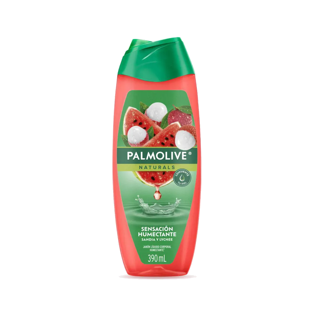 PALMOLIVE JAB SANDIA Y LYCHEE X 390 ML