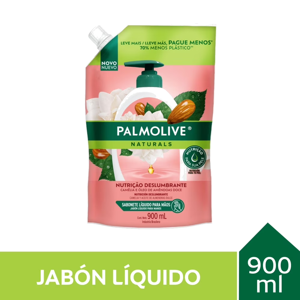 PALMOLIVE JABON NATURALS CAMELLIA REFILL X 900 ML
