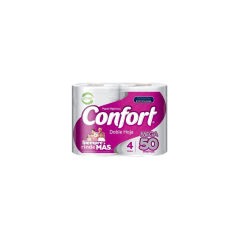 PAPEL HIGIENICO CONFORT DH X 4 UND X 50 MT