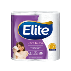 PAPEL HIGIENICO ELITE ULTRA DH X 4