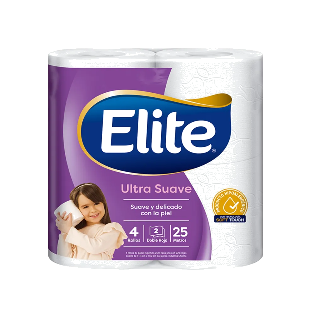 PAPEL HIGIENICO ELITE ULTRA DH X 4