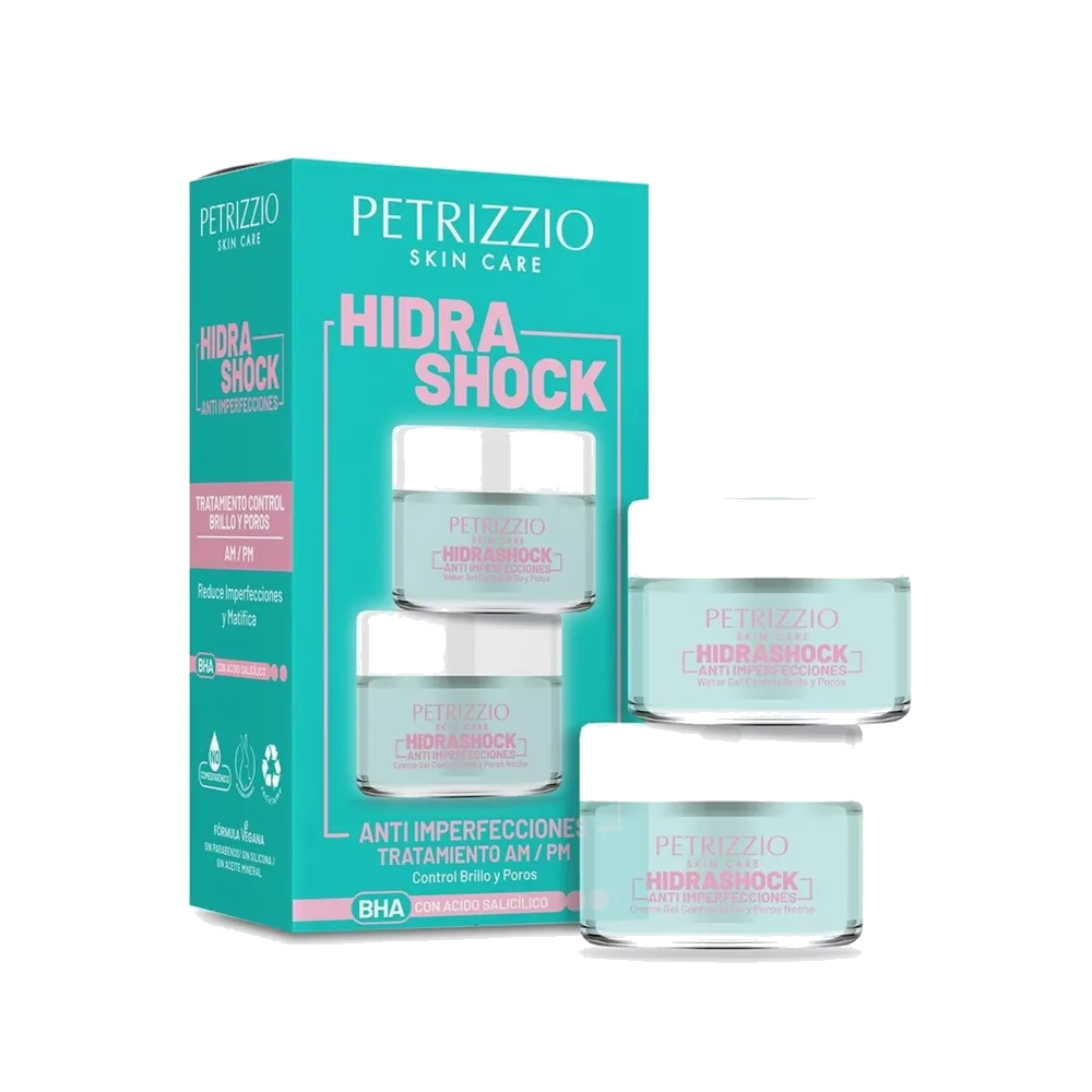PETRIZZIO CREMA HIDRA SHOCK ANTI IMPERFECCIONES DIA + NOCHE