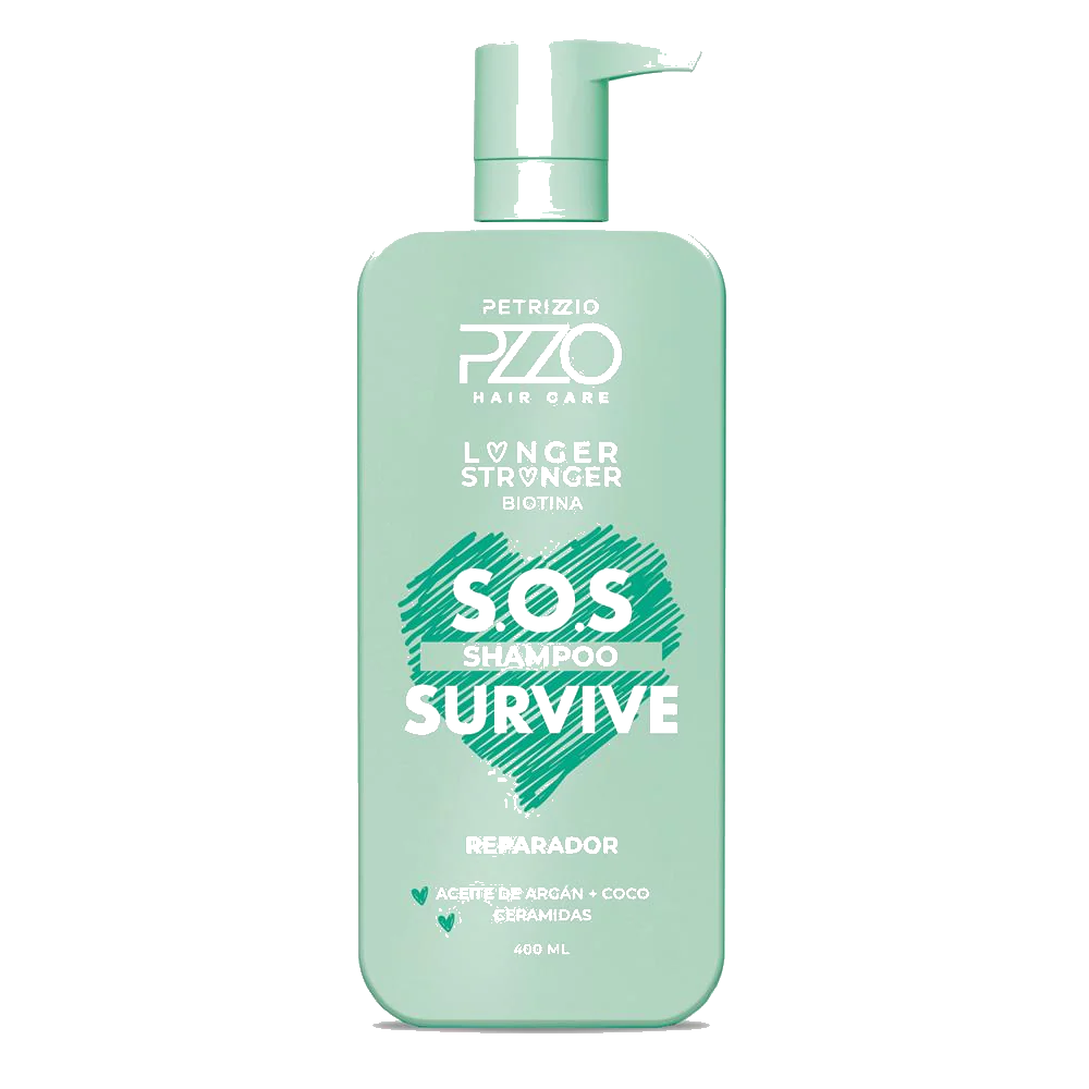 PETRIZZIO SHAMPOO REPARADOR SOS SURVIVE X 400 ML