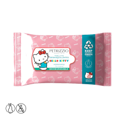 PETRIZZIO TOALLITAS DESMAQUILLANTES KITTY ROSAS X 25 UND