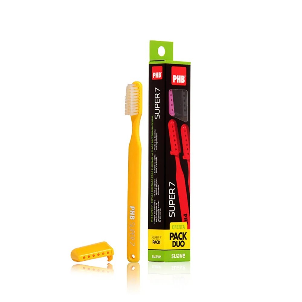 PHB SUPER 7 PACK DUO (2 CEPILLOS)