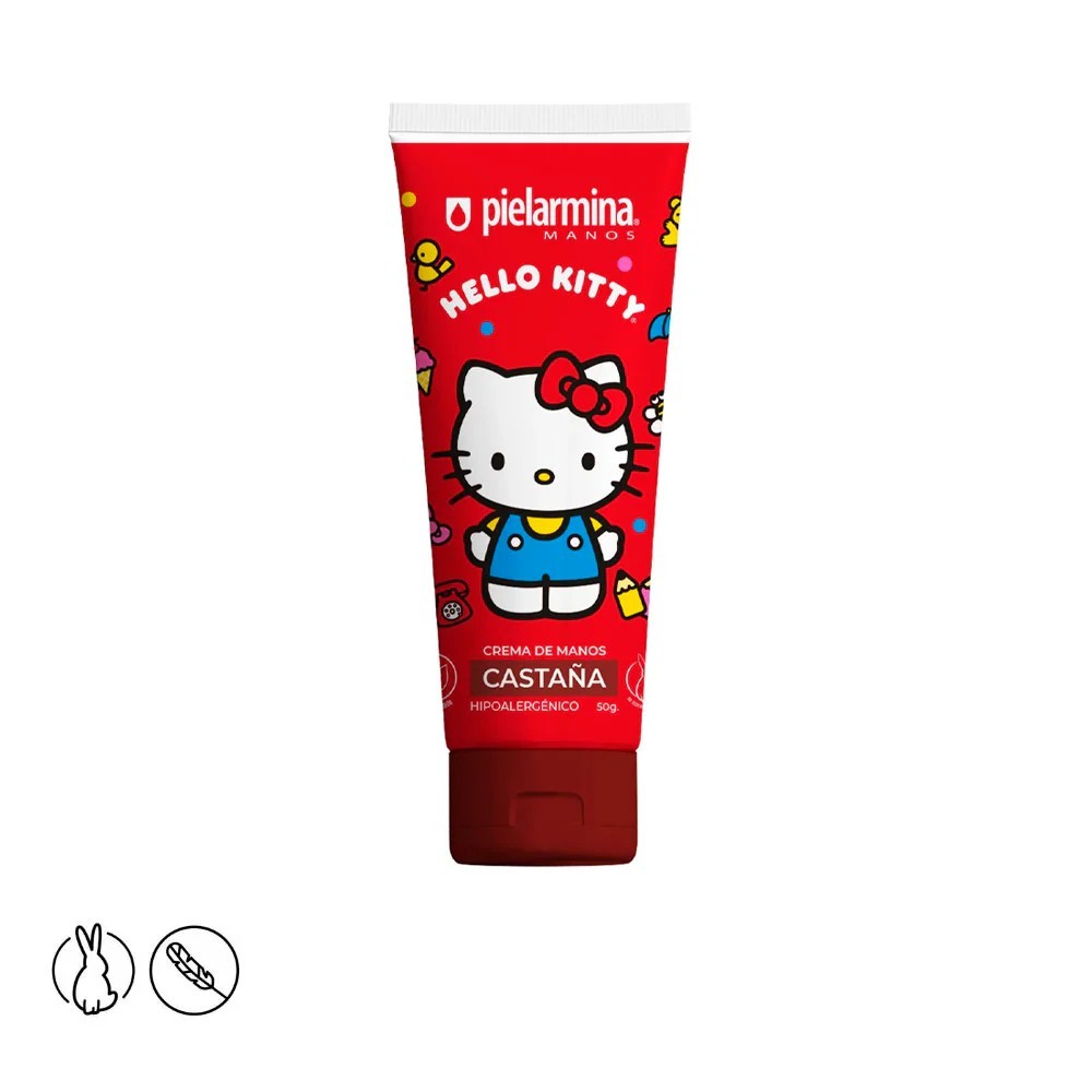 PIELARMINA  MANOS KITTY BFF CASTAÑA 50G